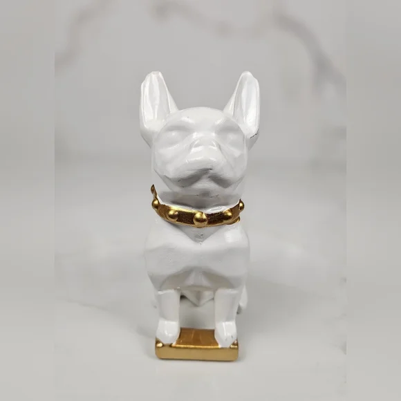 Gold and‎ White French bulldog Home Decor - Picture 3 of 8